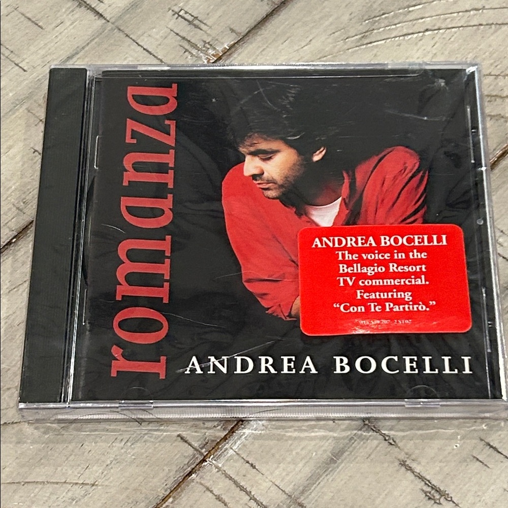 NWT Romanza Andrea Bocelli CD  1997 Italian Tenor Singer